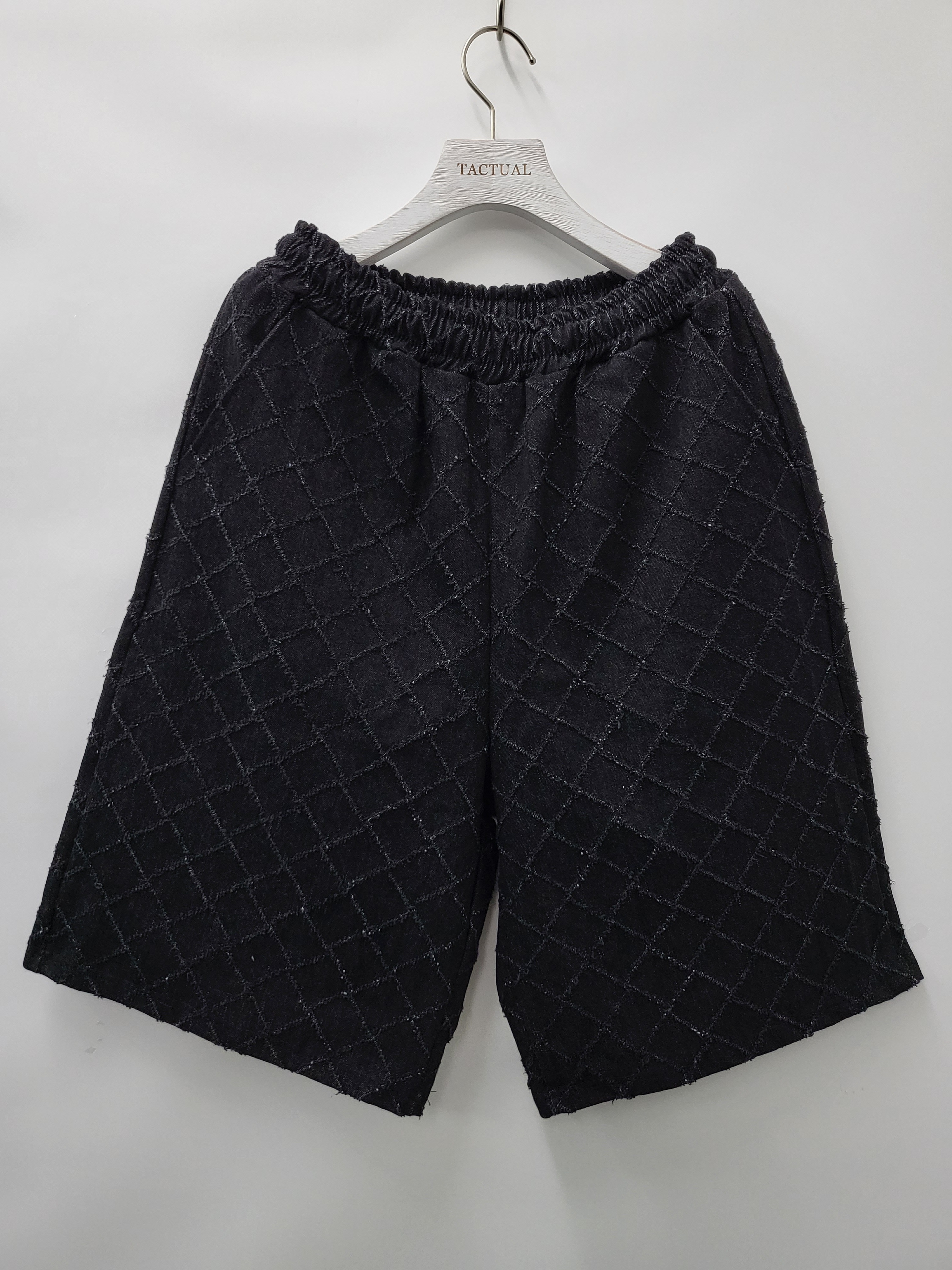 格仔牛仔短褲 P2564