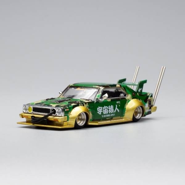 預訂2023/9月 POP RACE 1/64 ニッサン スカイライン C210 BOSOZOKU STYLE BATHING 完成品ミニカー PR640009