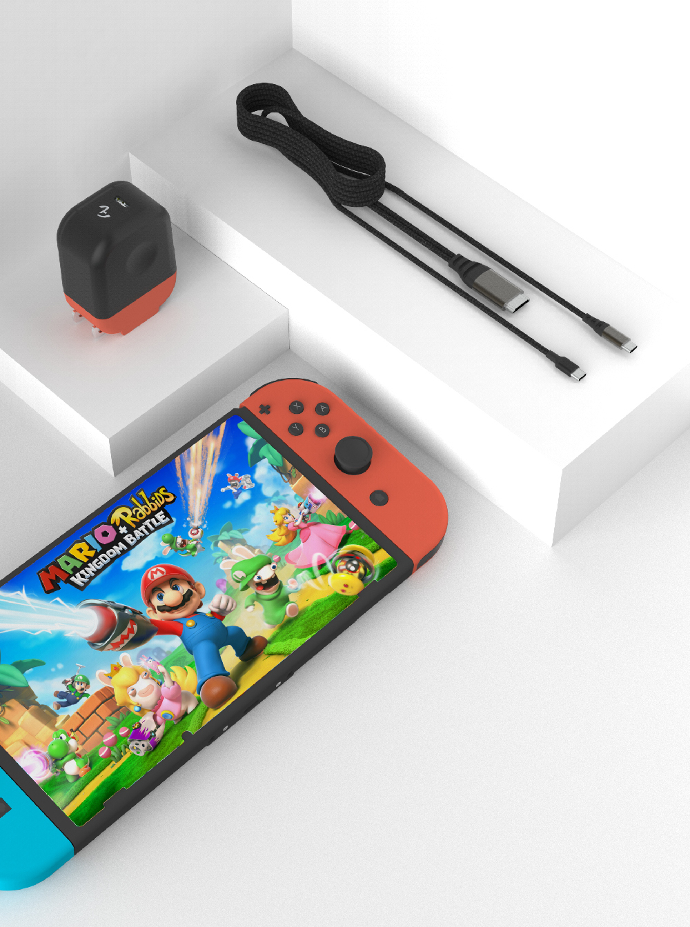 Allite B1｜史上最小支援 Switch TV 模式20W快充頭（附 Type-C to HDMI 二合一快充影像傳輸線）