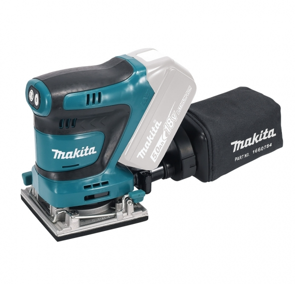 "MAKITA"牧田牌 充電式平板砂光機(無碳刷)(鋰18V)