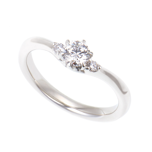 PT900 鉑金天然鑽石戒指托(RS32J02B208)