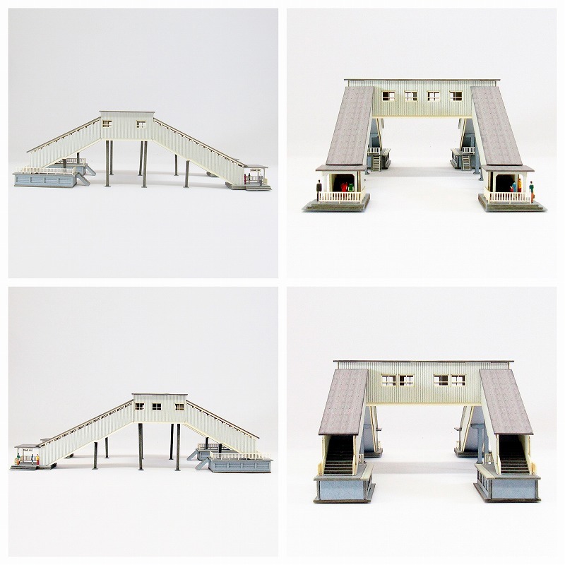 日本sankei 微縮藝術精品_【MP01-127】橋上駅舎
