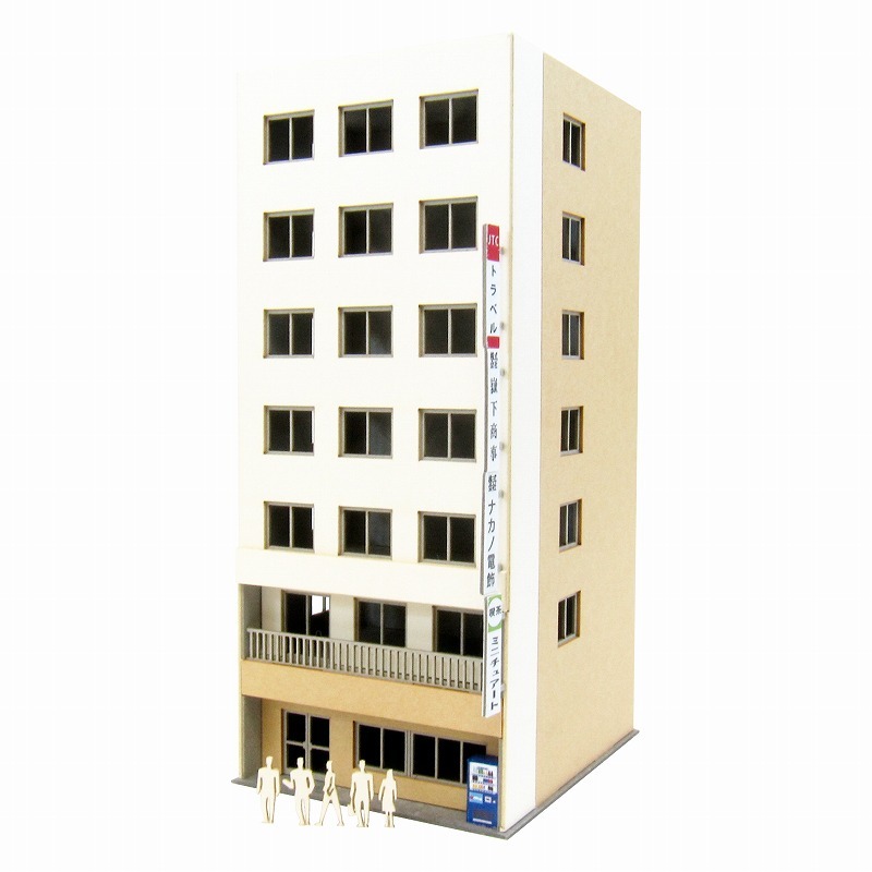 日本sankei 微縮藝術精品_【MP01-140】ビル-4