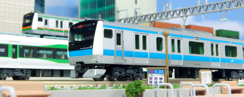 Kato 10-1828 N規 E233系 1000番台 京濱東北線 增節組B 4輛組