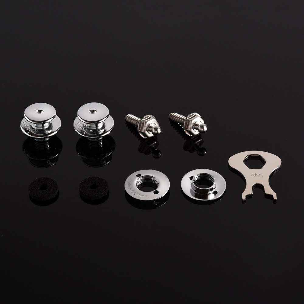 【多色可選】LOXX 德製安全背帶釦 電吉他/電貝斯專用 加厚版本 厚背帶專用 第 6 張圖片｜三峽吉他 / Bass