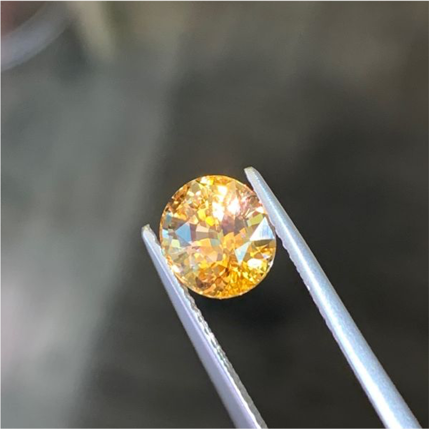 2.52克拉無燒黃藍寶