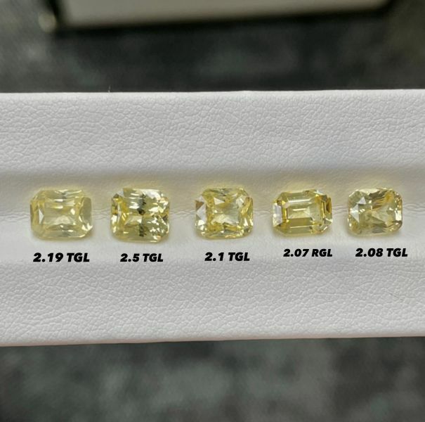 阿斯切 2克拉 黃藍寶