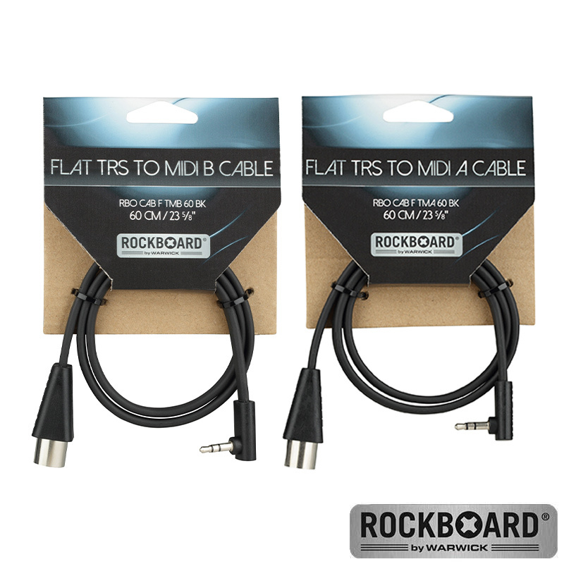 RockBoard Flat TRS to MIDI Cable TRS 對 MIDI 線 60公分