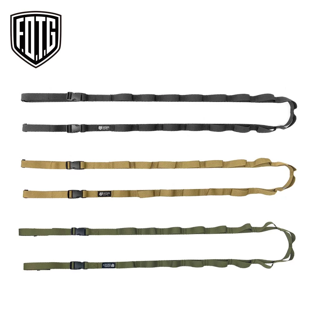 【Forest Outdoor 】軍風連結掛物繩 純色版(黑束繩)