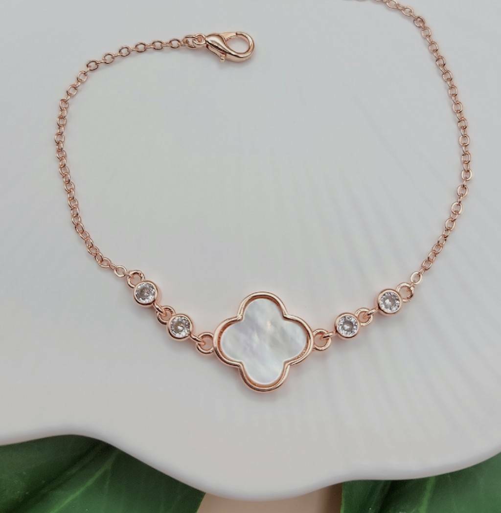 貝母 幸運草 鍊子