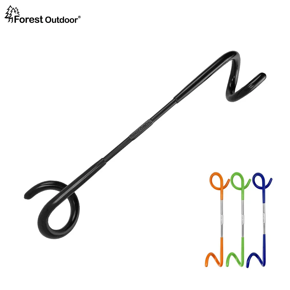 【Forest Outdoor】 萬用營柱掛勾 豬尾巴 (四色)