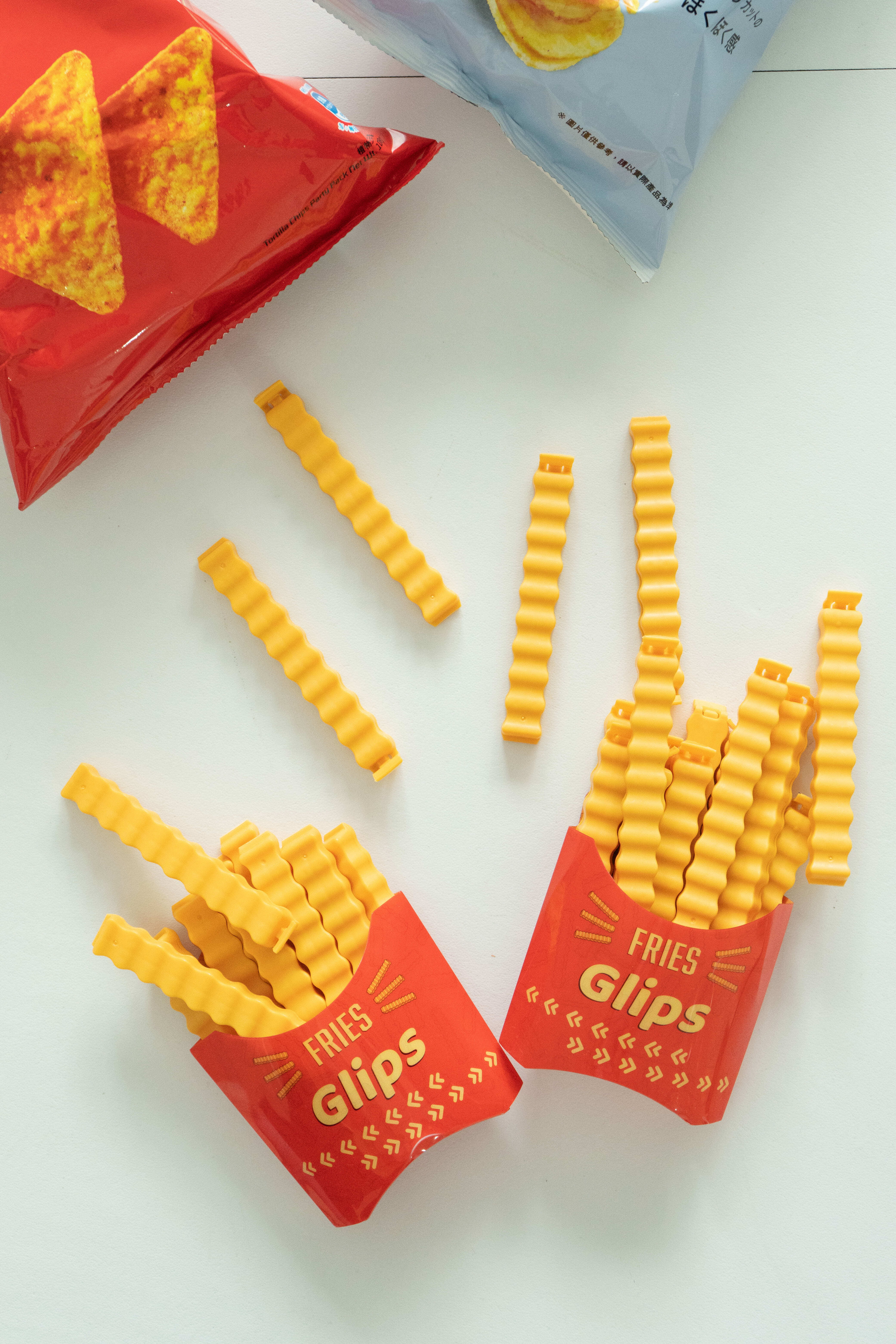 薯條造型可磁吸封口夾