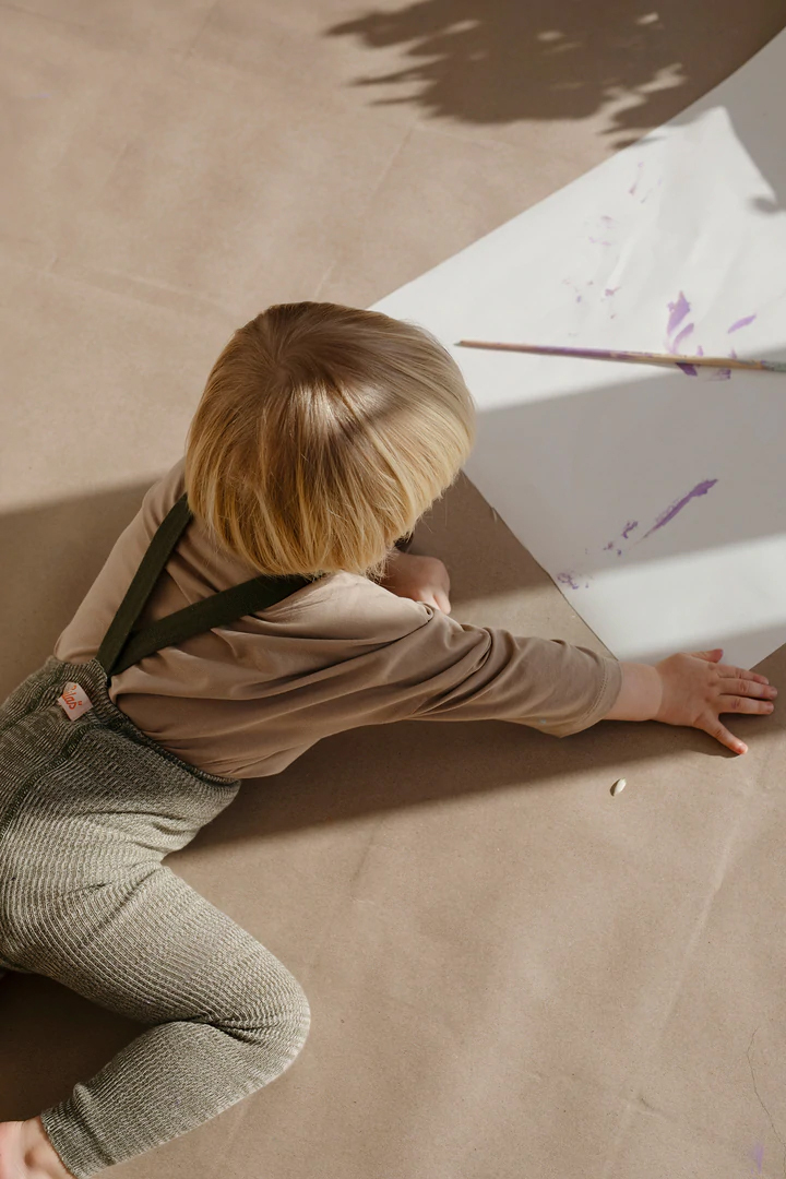 Silly Silas 復古羅紋吊帶褲-Creamy Olive