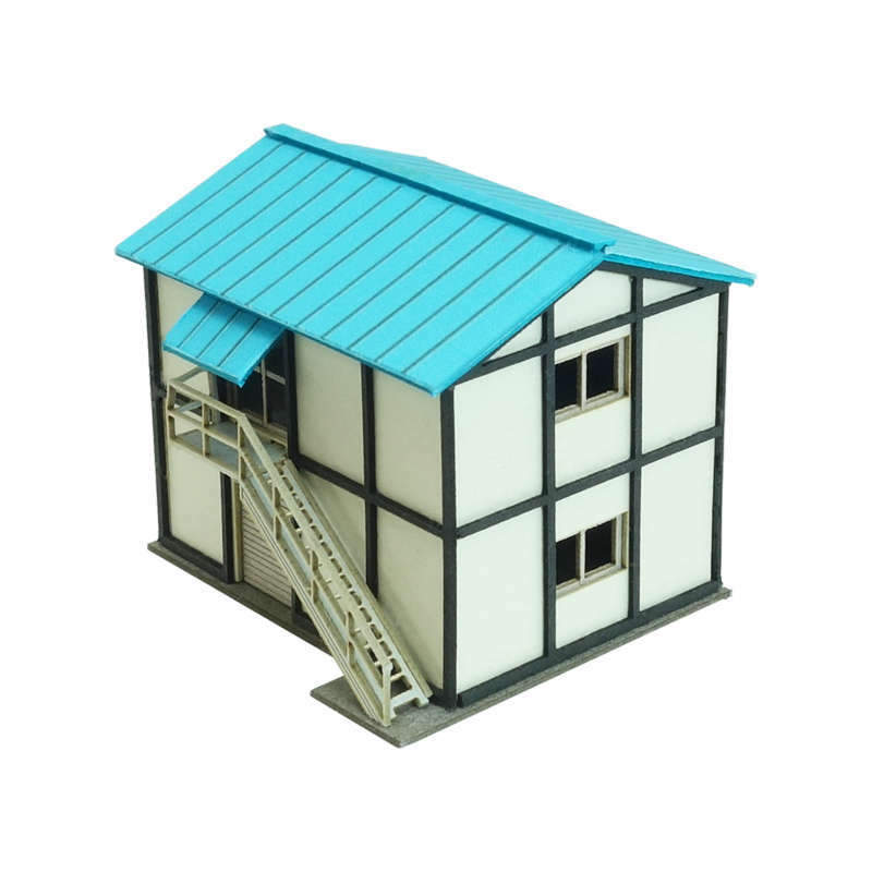 日本sankei 微縮藝術精品_【MP01-158】プレハブ小屋