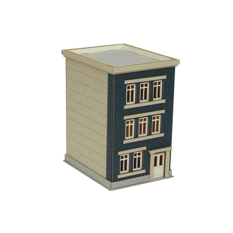 日本sankei 微縮藝術精品_【MP01-159】ビル-6