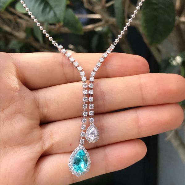 1.77ct 帕拉伊巴項鍊