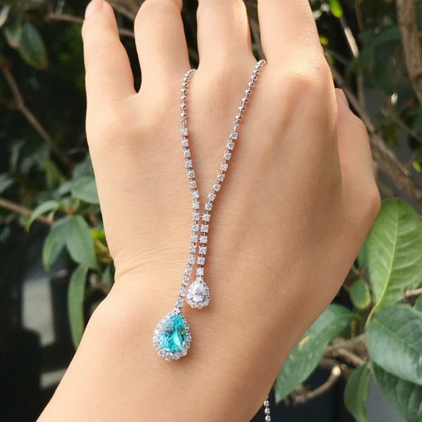 1.77ct 帕拉伊巴項鍊