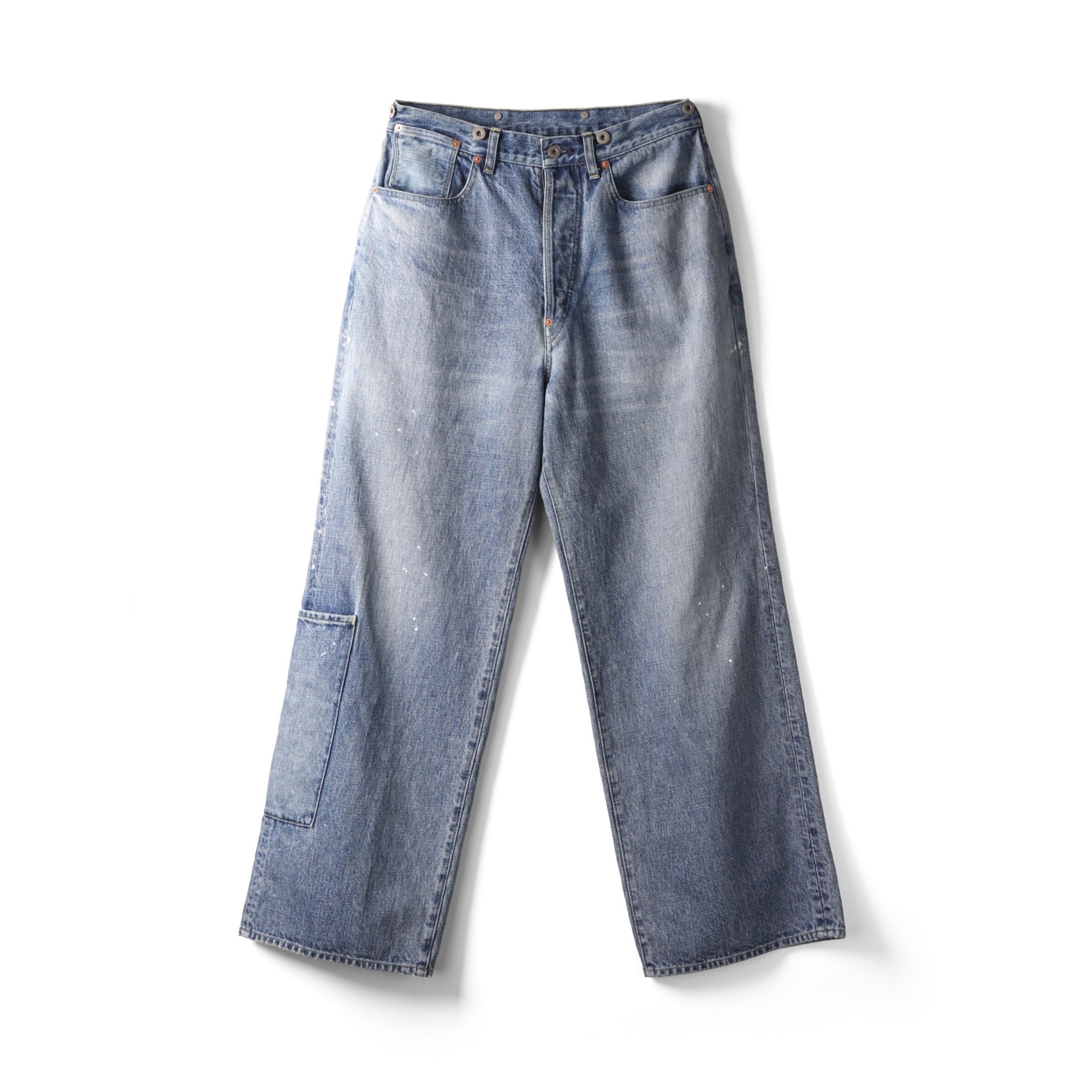 refomed - RIGHT HANDED DENIM PANTS 