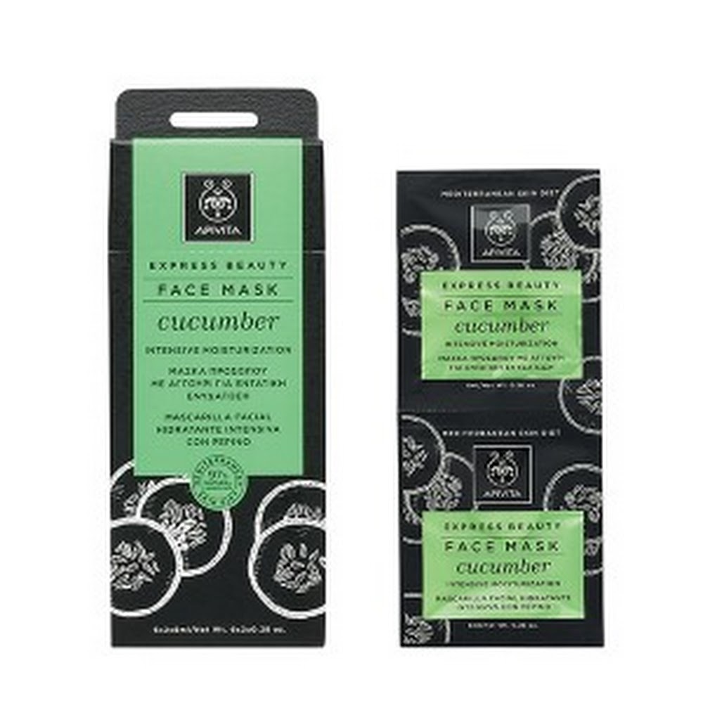 APIVITA - 青瓜水凝面膜 12's x8ml