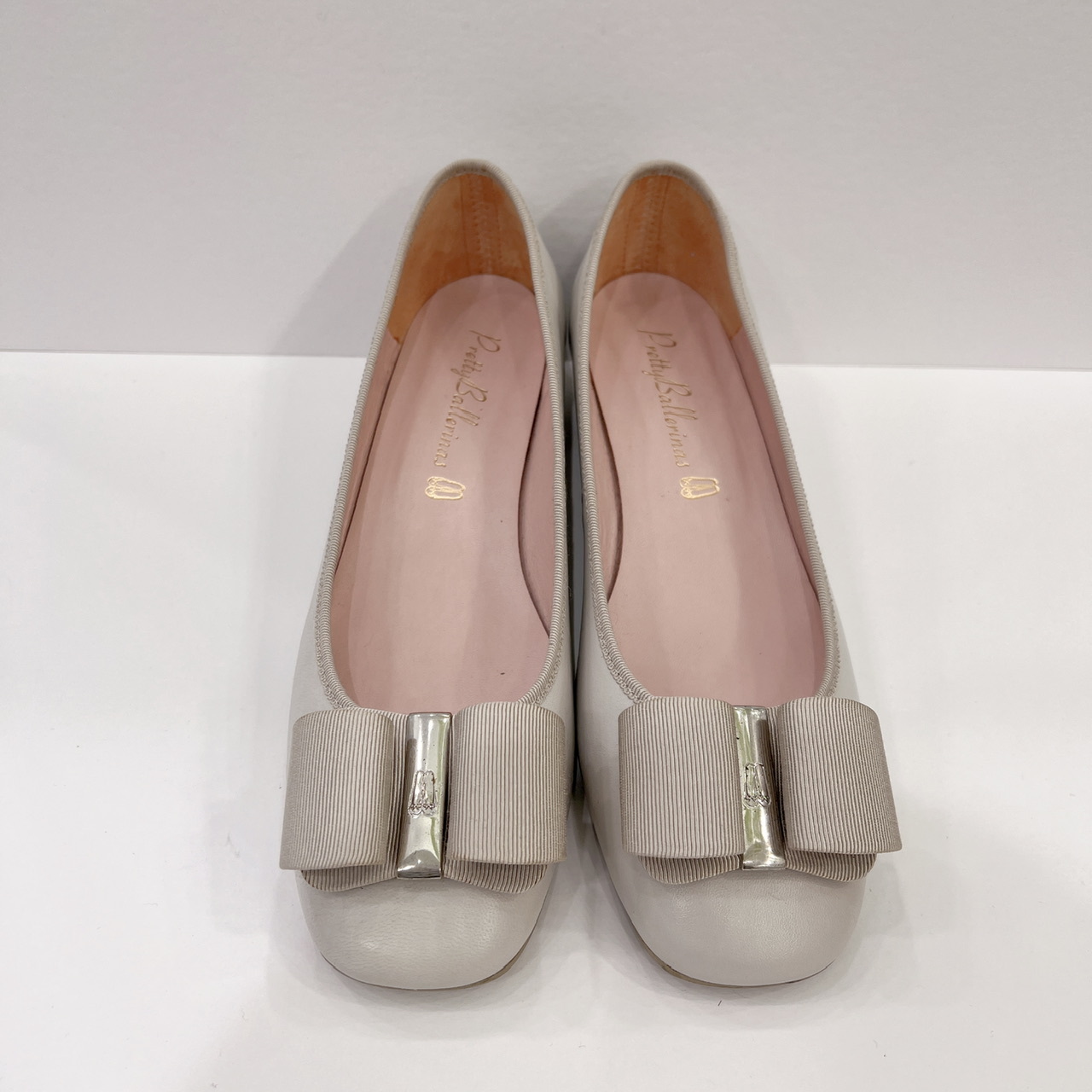 方頭蝴蝶結高跟鞋