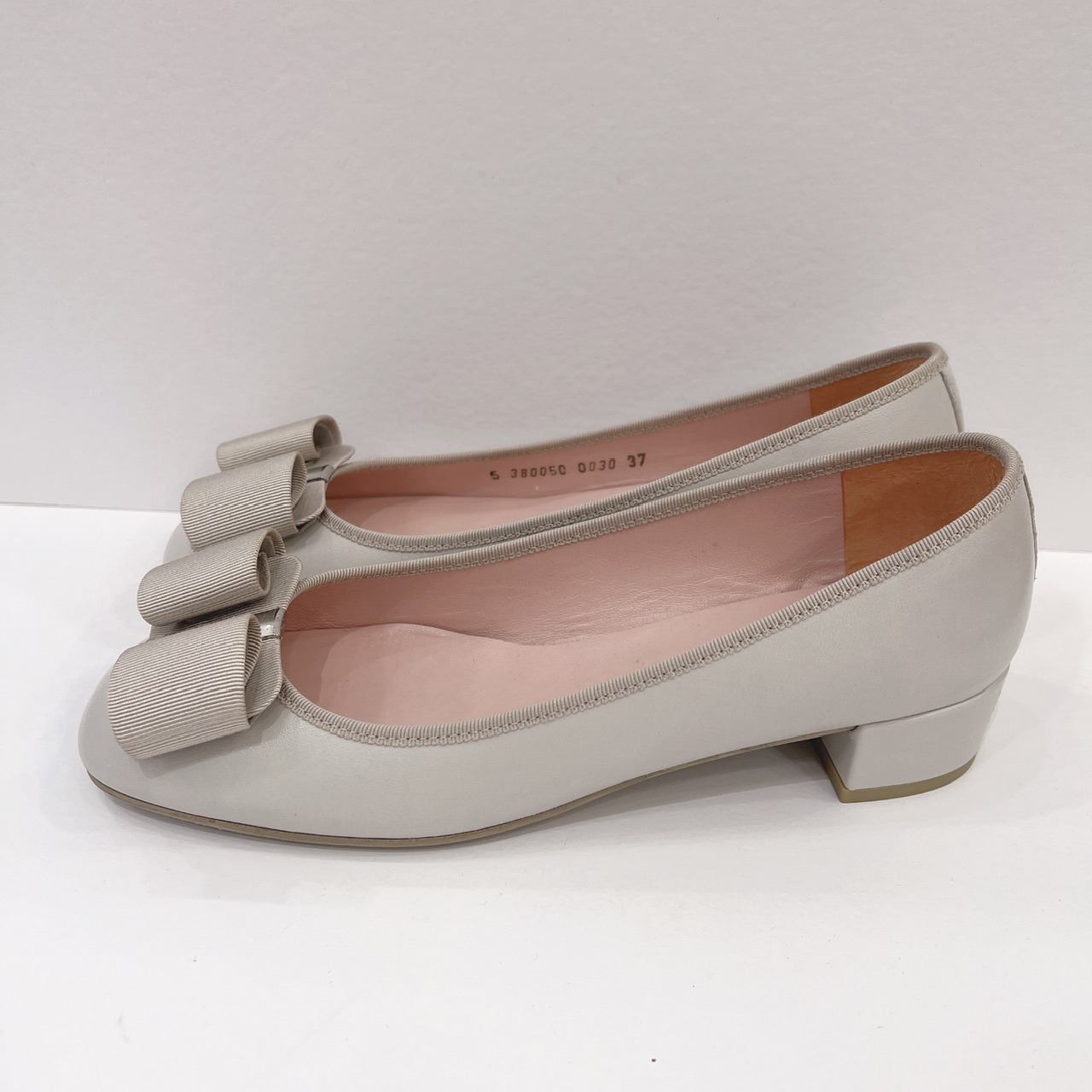 方頭蝴蝶結高跟鞋