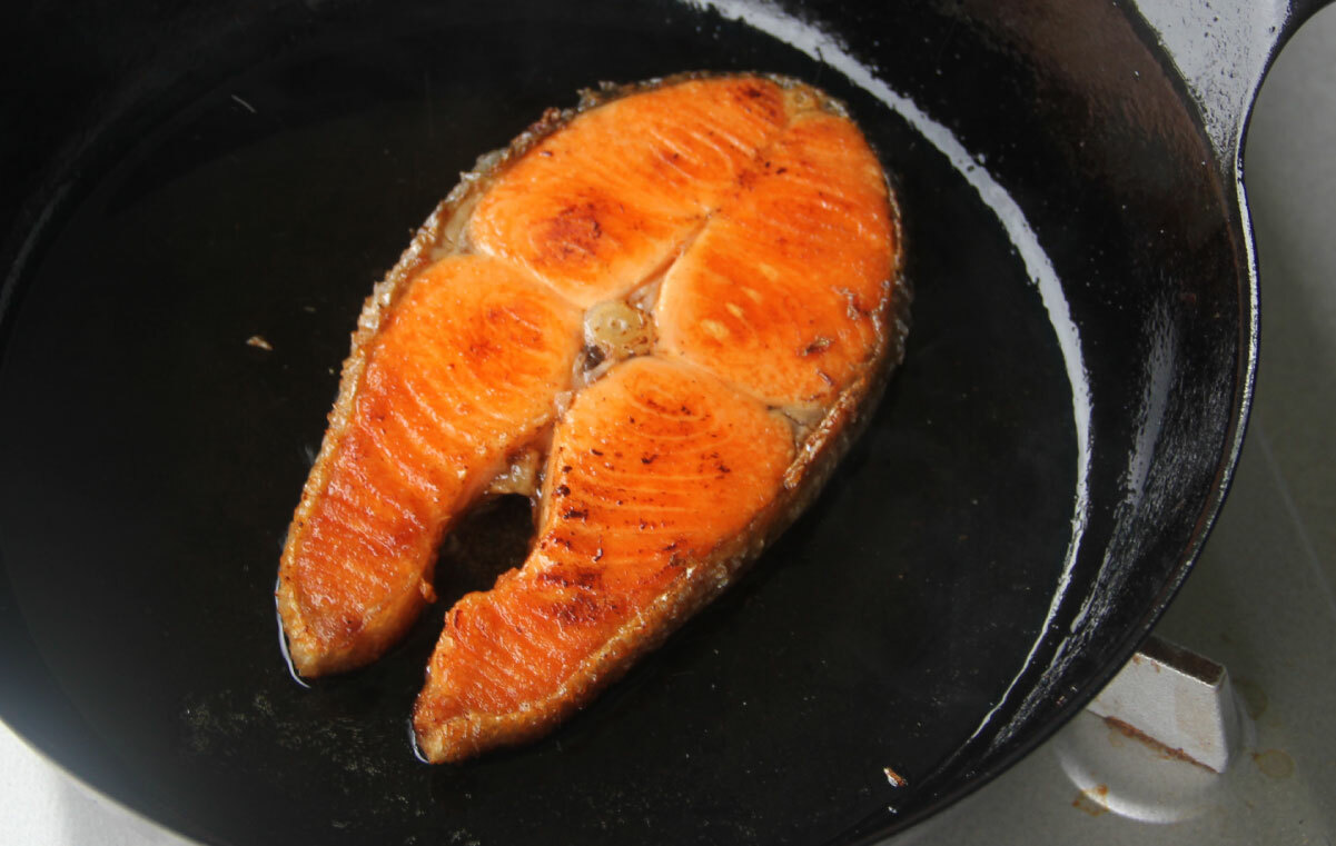 煎鮭魚5步驟