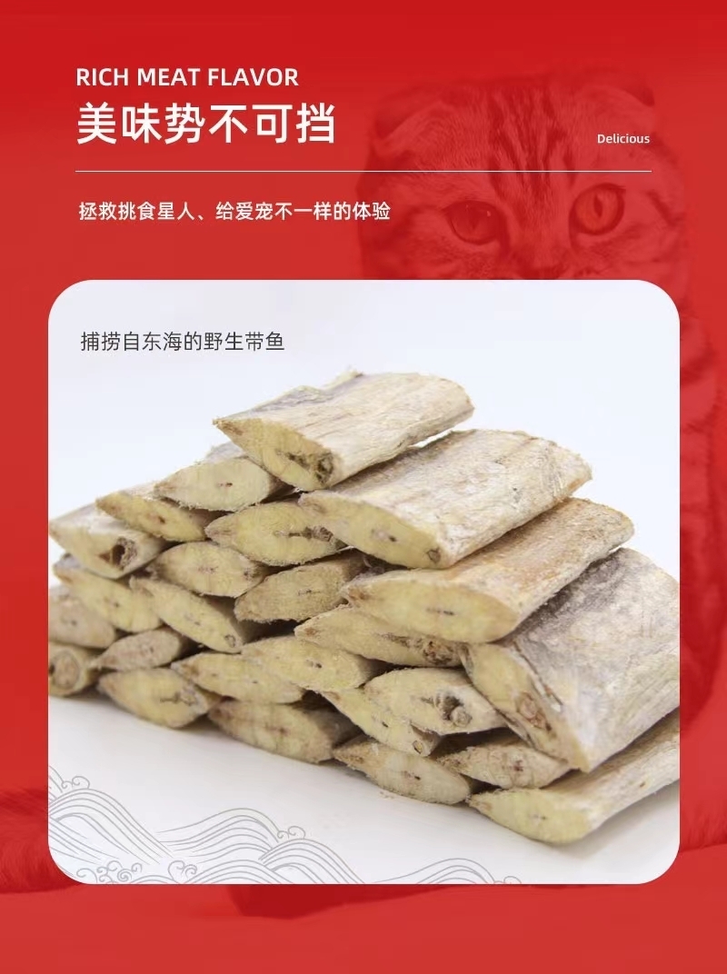 FISHERMAN PET 冻干东海带鱼 40g