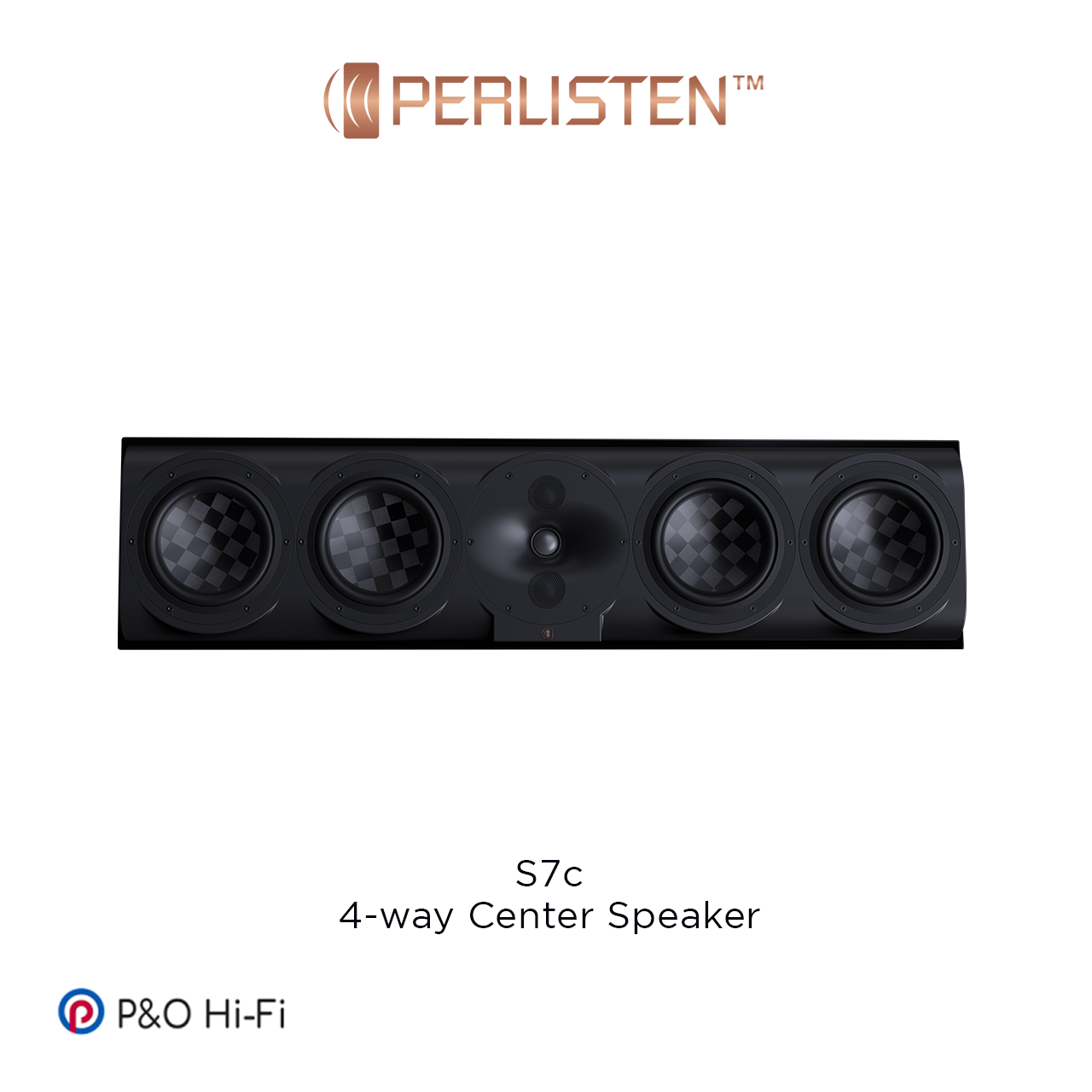 PERLISTEN S7c 旗艦 4 路分音中置喇叭