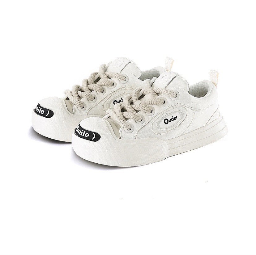 代購 Ouder Smiler 開口笑系列 大頭鞋 潮流復古 休閒大頭 帆布鞋 小白鞋