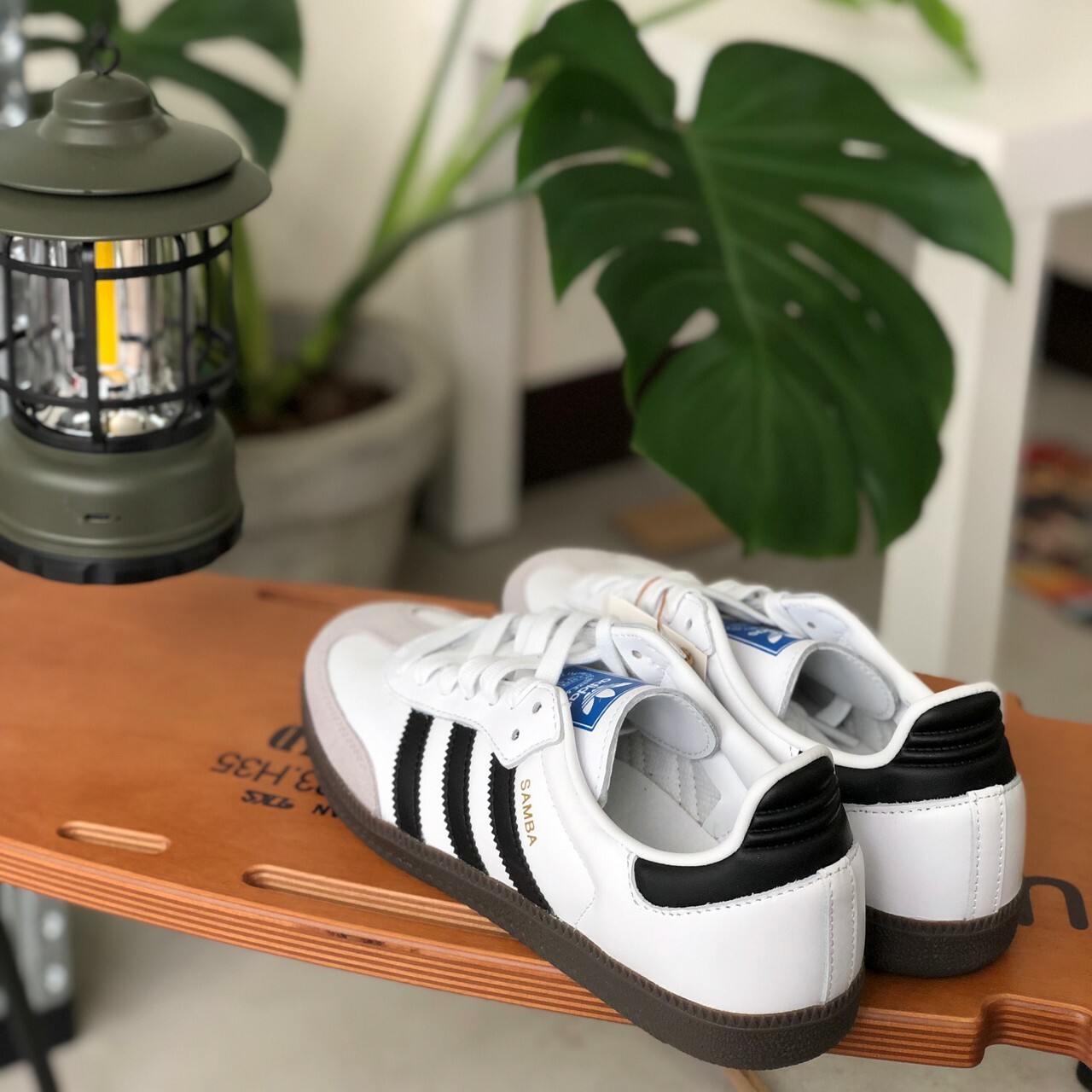 Adidas Originals Samba OG 焦糖底 白色 B75806