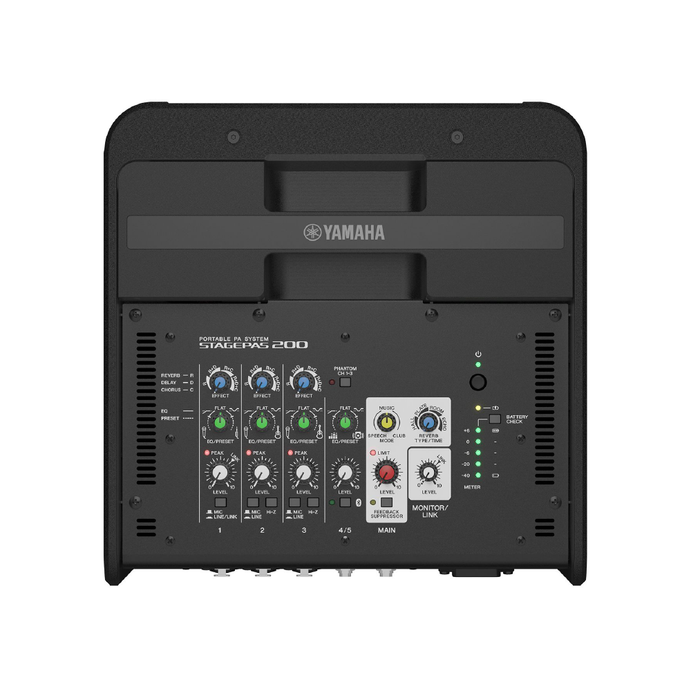 Yamaha Yamaha / Stagepas200BTR 充電型 藍芽主動式PA音響(8吋,180W)(支) 第 3 張圖片｜三峽錄音 / 音響