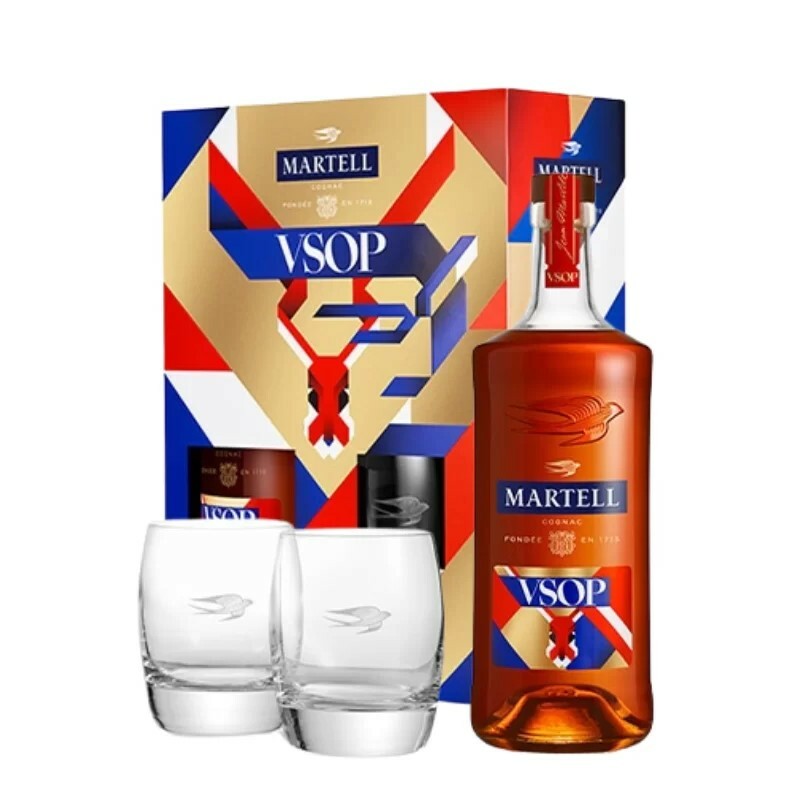 馬爹利 VSOP  赤木桶兔年干邑套裝(附Martell 品酒杯2只) 700ml