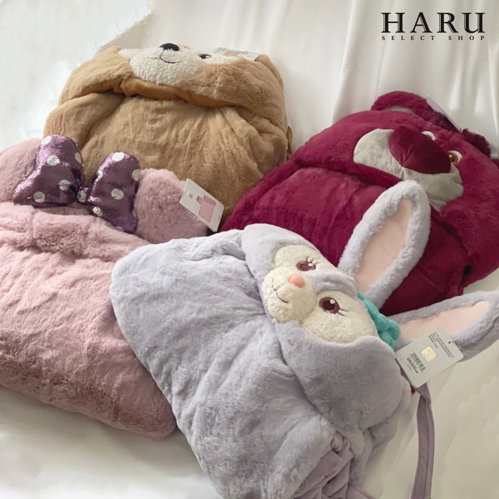 現貨 DISNEY 迪士尼限定 達菲 史黛拉 雪莉玫 星黛拉 米妮亮片 保暖披肩 毛毯