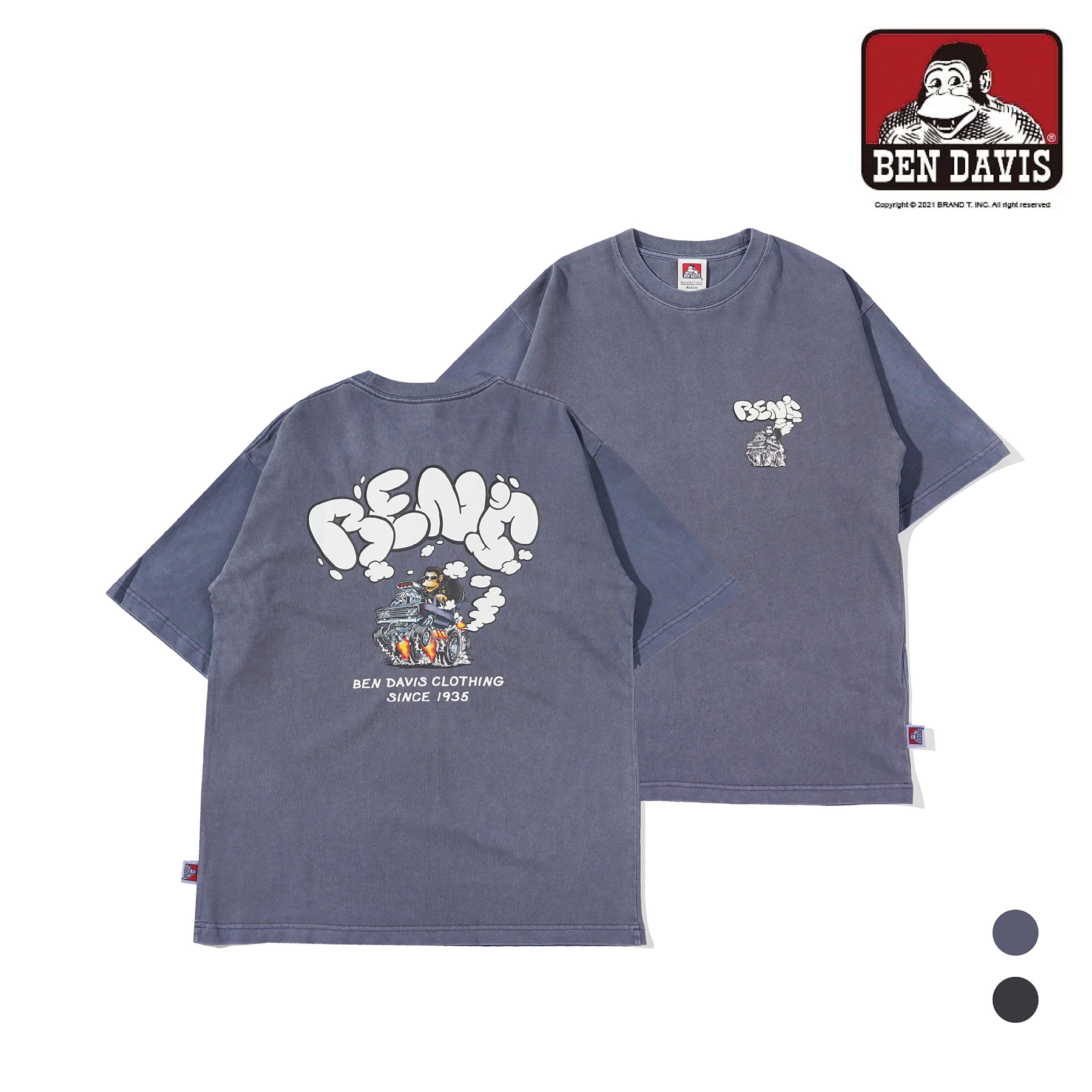 【 BEN DAVIS | 煙霧卡車短TEE - 2色 】