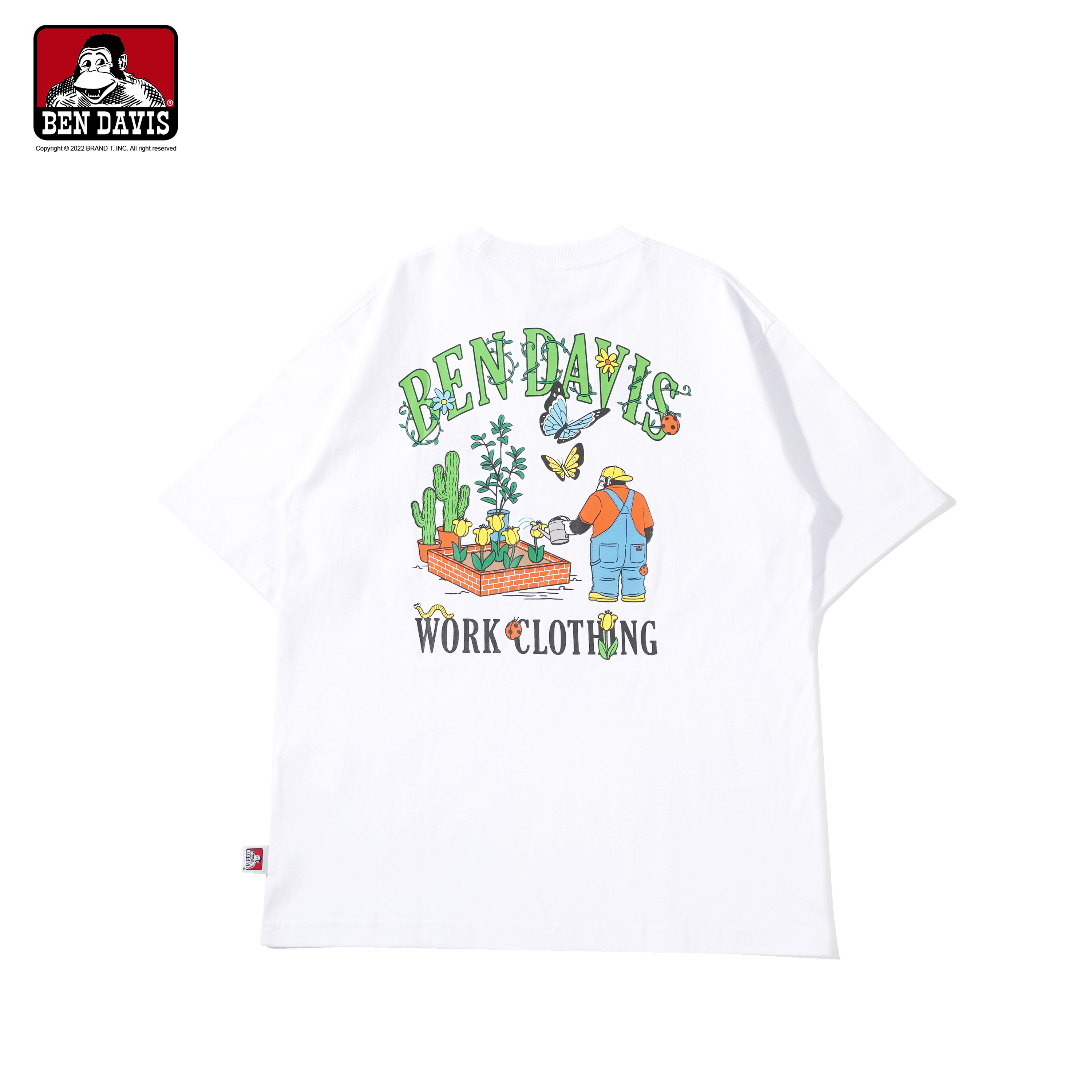 【 BEN DAVIS | 蝴蝶園藝短TEE - 3色 】