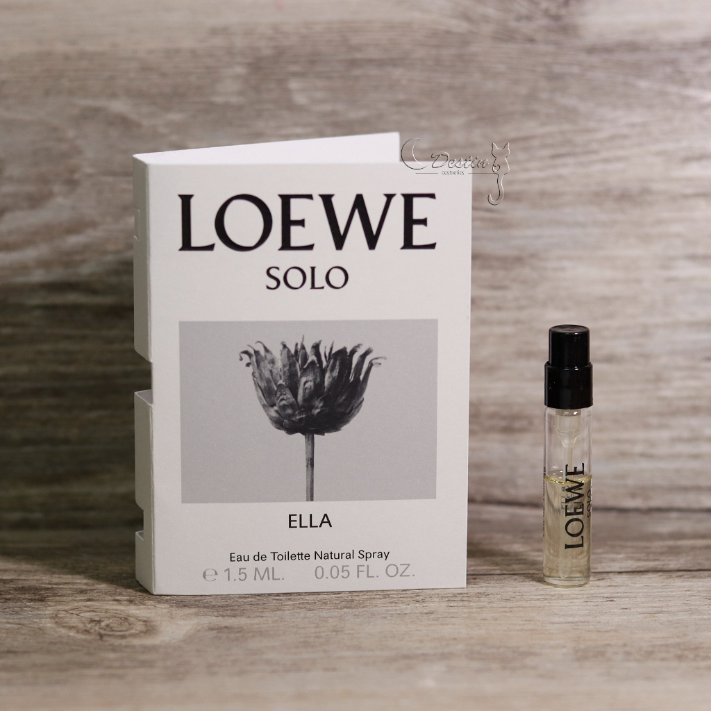 LOEWE 獨奏宣言Solo Ella 女性淡香水1.5mL 可噴式試管香水全新