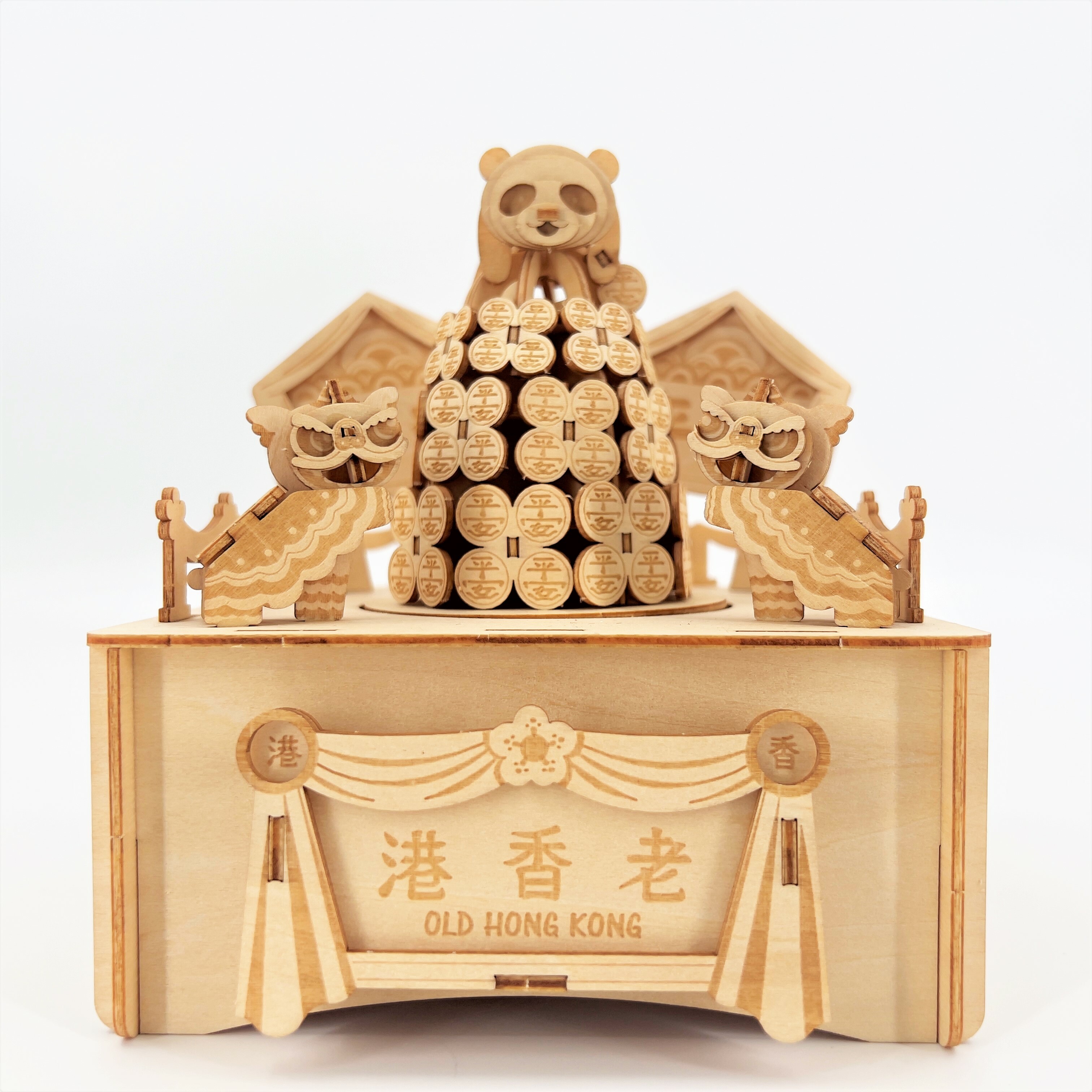 Jigzle 3D Plywood puzzle Music Box - Cheung Chau Da Jiu Festival