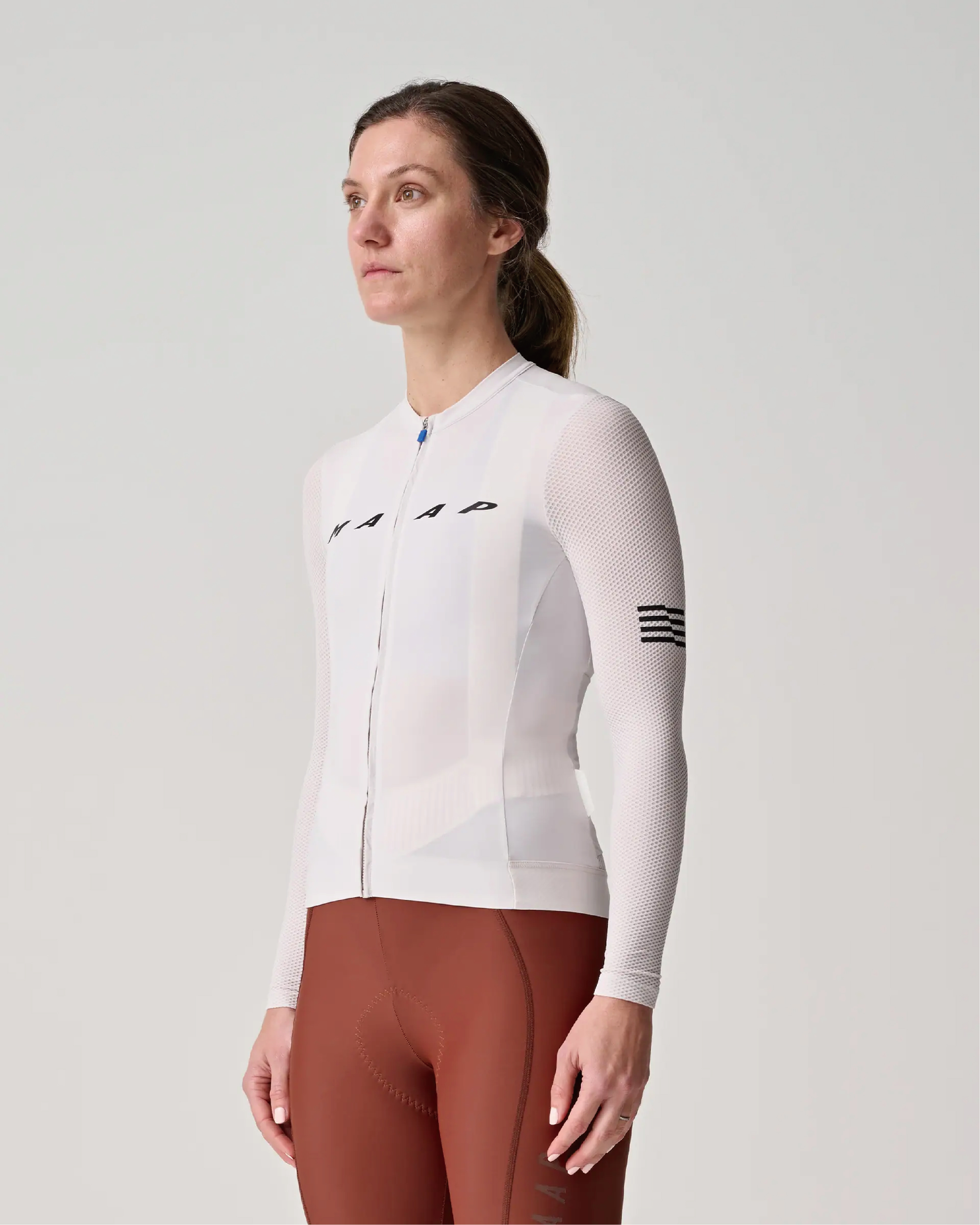 【MAAP】Women's Evade Pro Base LS Jersey 2.0 Antarctica 女性長袖車衣 南極白