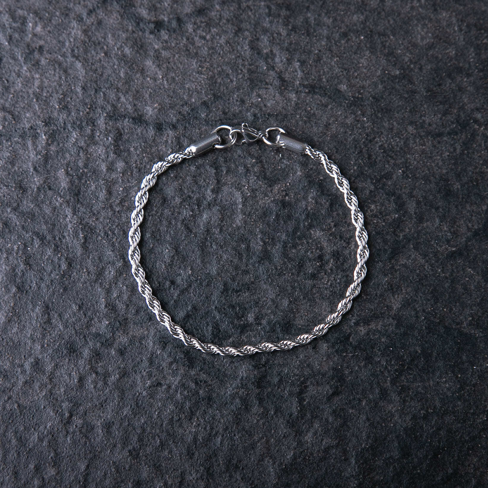 3mm醫療鋼麻花手鍊