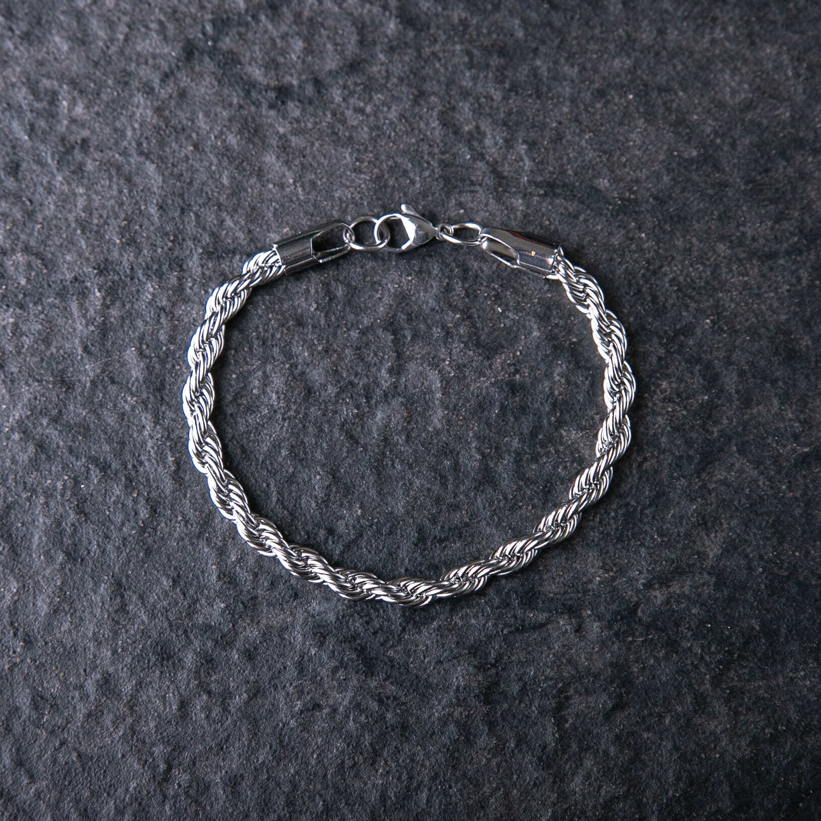 5mm醫療鋼麻花手鍊