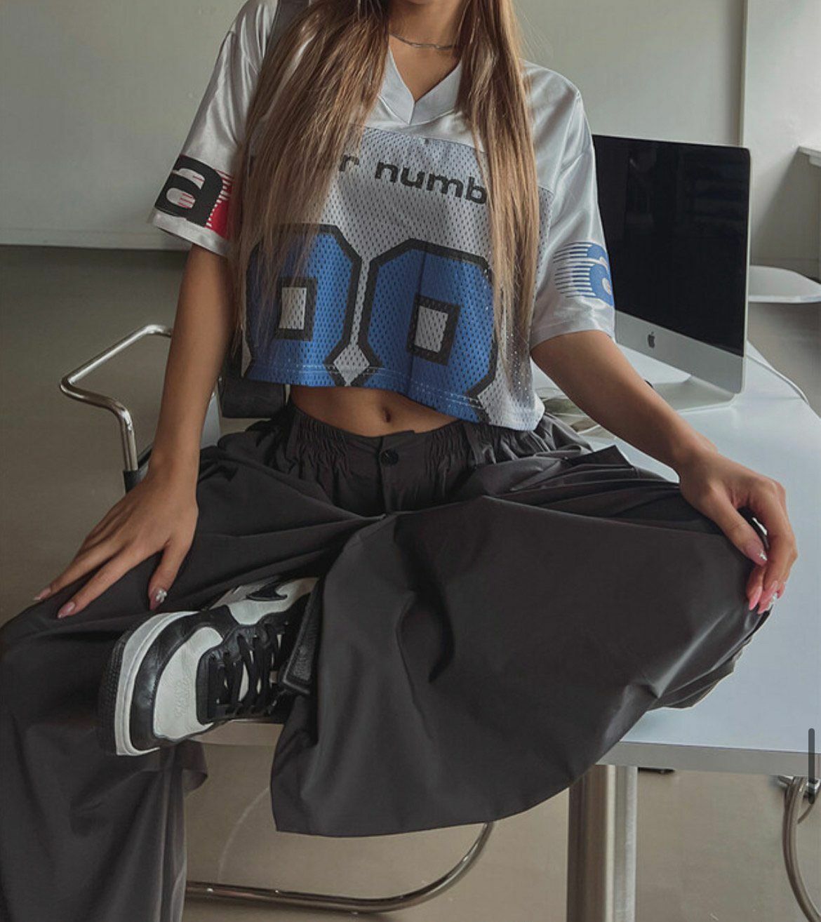 V領88字短身短袖Tee(女裝) DEAN-006TW