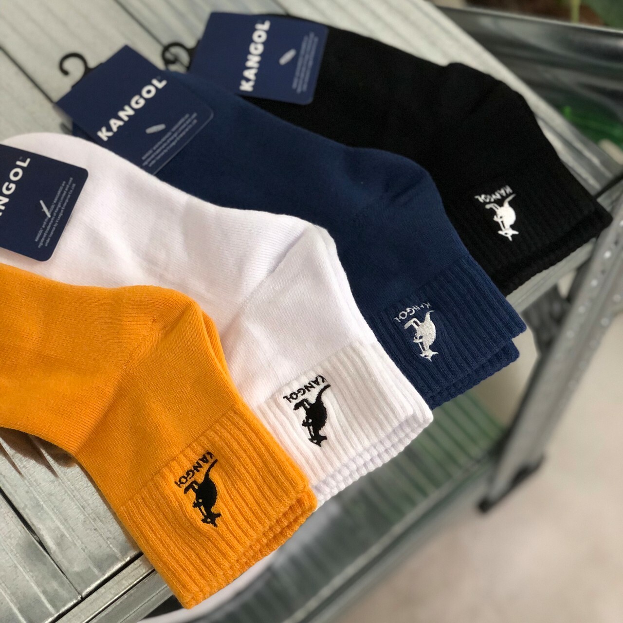 Kangol 刺繡Logo 短襪 61521842 / 61511842