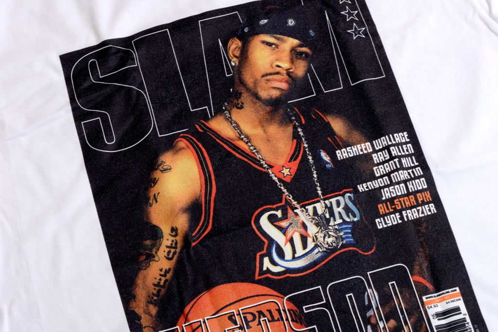 Mitchell & Ness 費城76人隊 Allen Iverson Slam 雜誌封面 T-Shirt