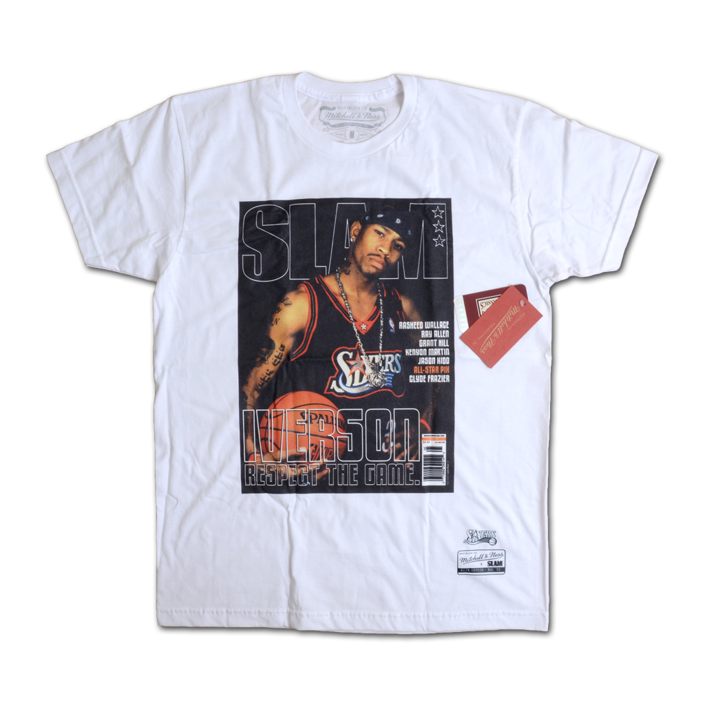 Mitchell & Ness 費城76人隊 Allen Iverson Slam 雜誌封面 T-Shirt