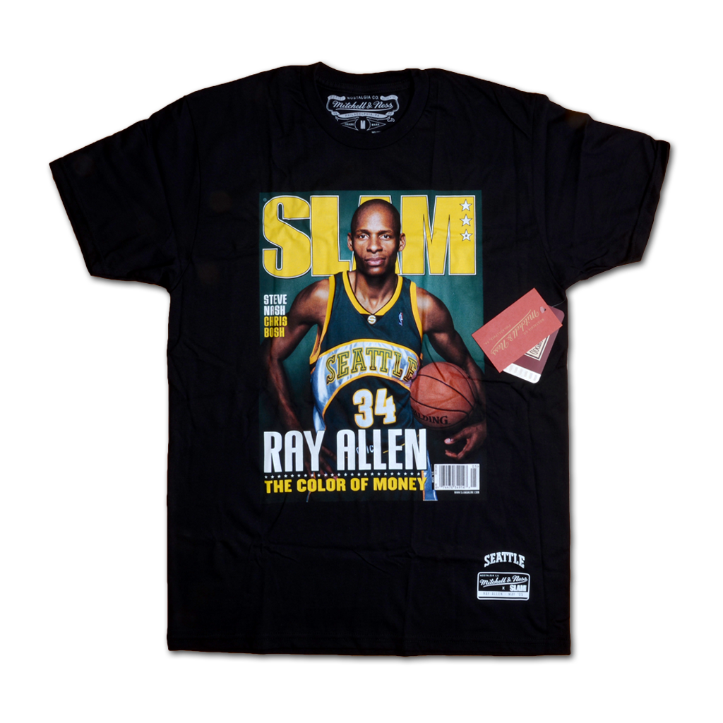 Mitchell & Ness 西雅圖超音速隊 Ray Allen Slam 雜誌封面 T-Shirt
