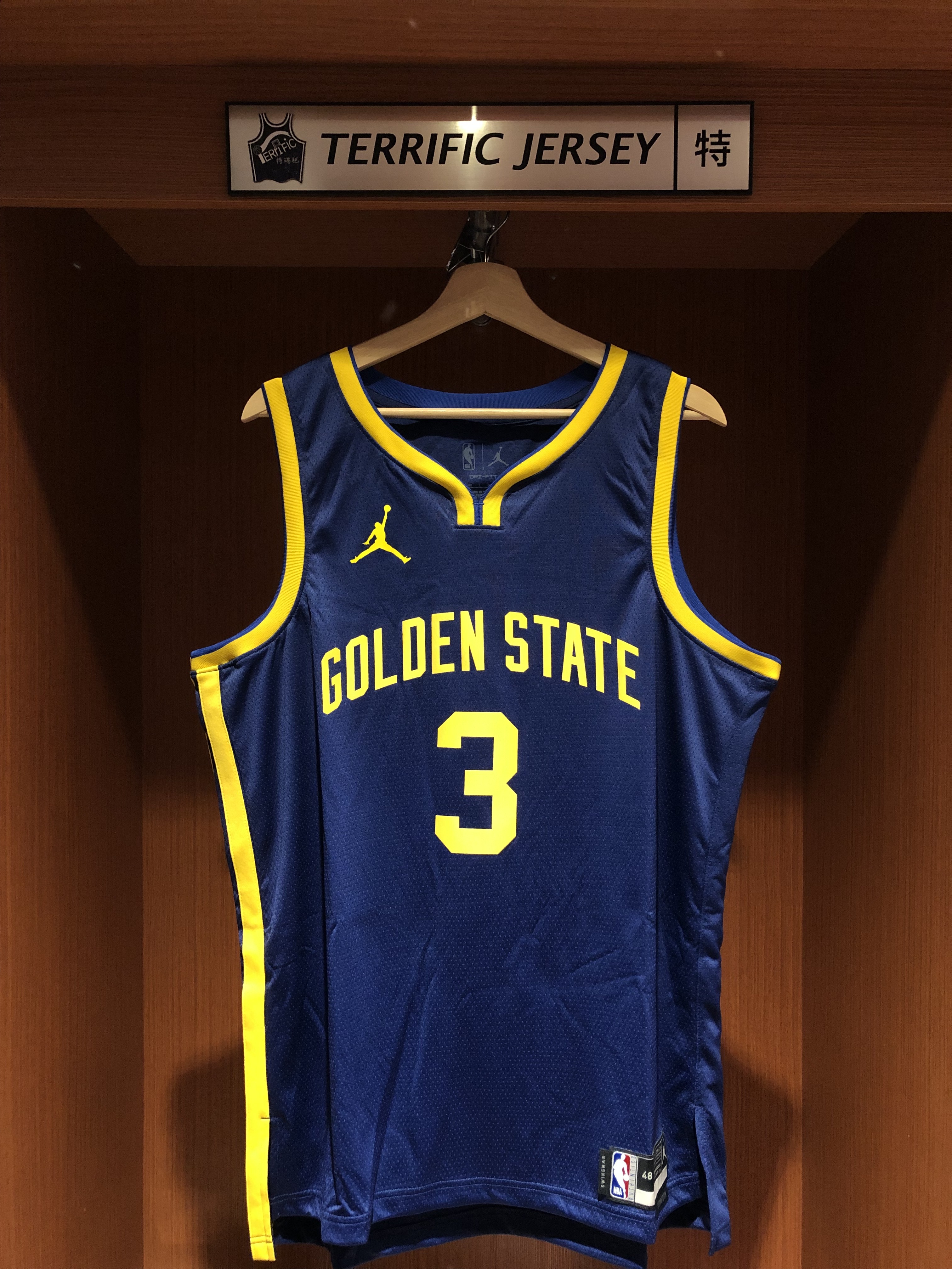 NBA球衣 Jordan Poole 金州勇士深藍 Statement Jordan Swingman 球迷版 熱轉印 全新