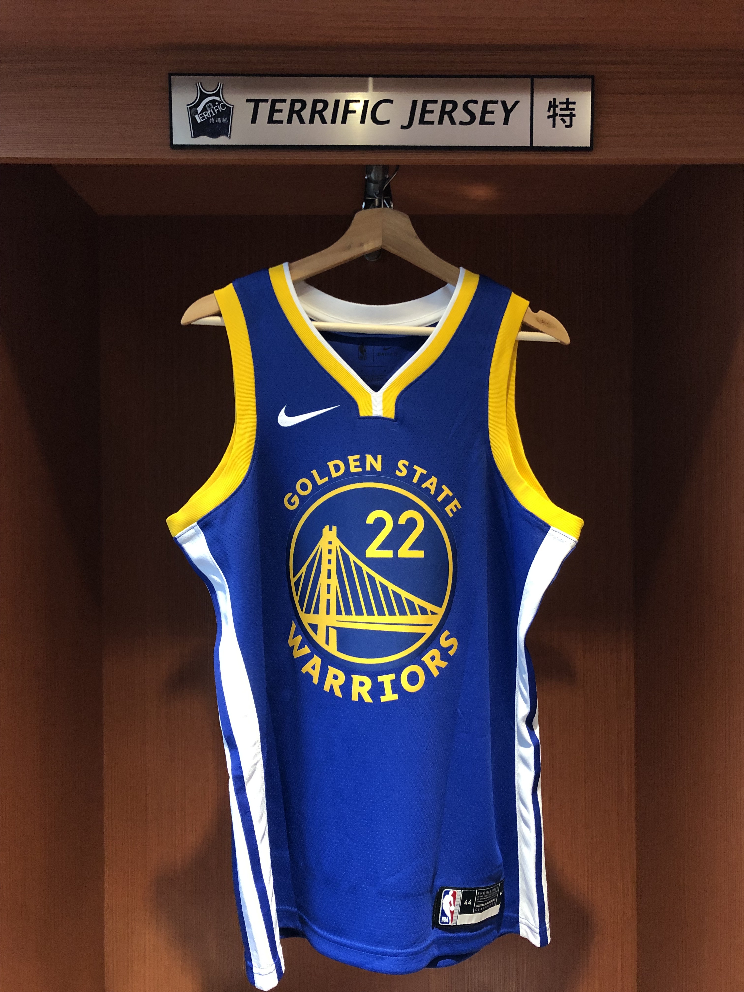 NBA球衣 Andrew Wiggins 金州勇士藍 Icon Nike Swingman 球迷版 熱轉印 全新