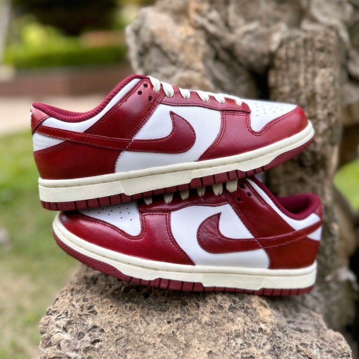 Nike Dunk Low PRM "Team Red" 酒紅 復古奶油底 經典 男女鞋