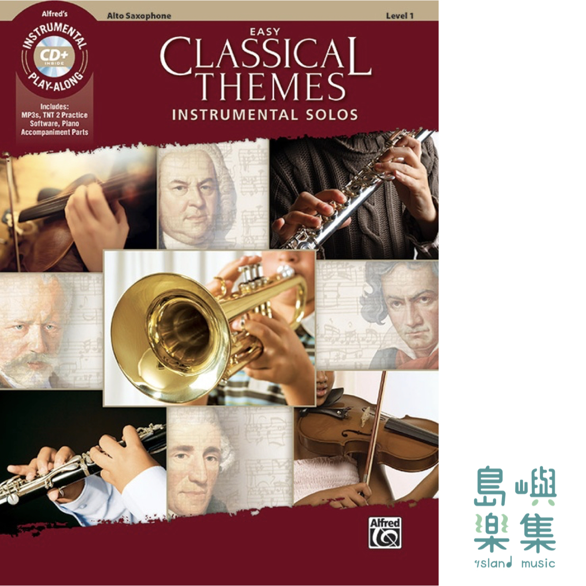 EASY CLASSICAL THEMES SOL/AX/BK&CD