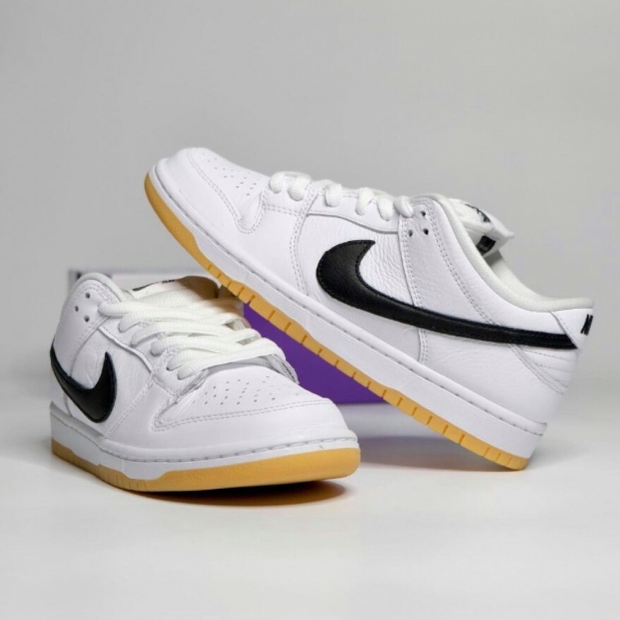 Nike SB Dunk Low Pro lso White Gum 白生膠 焦糖底 黑白CD2563-101